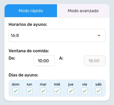 Modo rápido